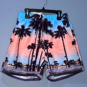 SHEIN Palm Tree Bathing Suit